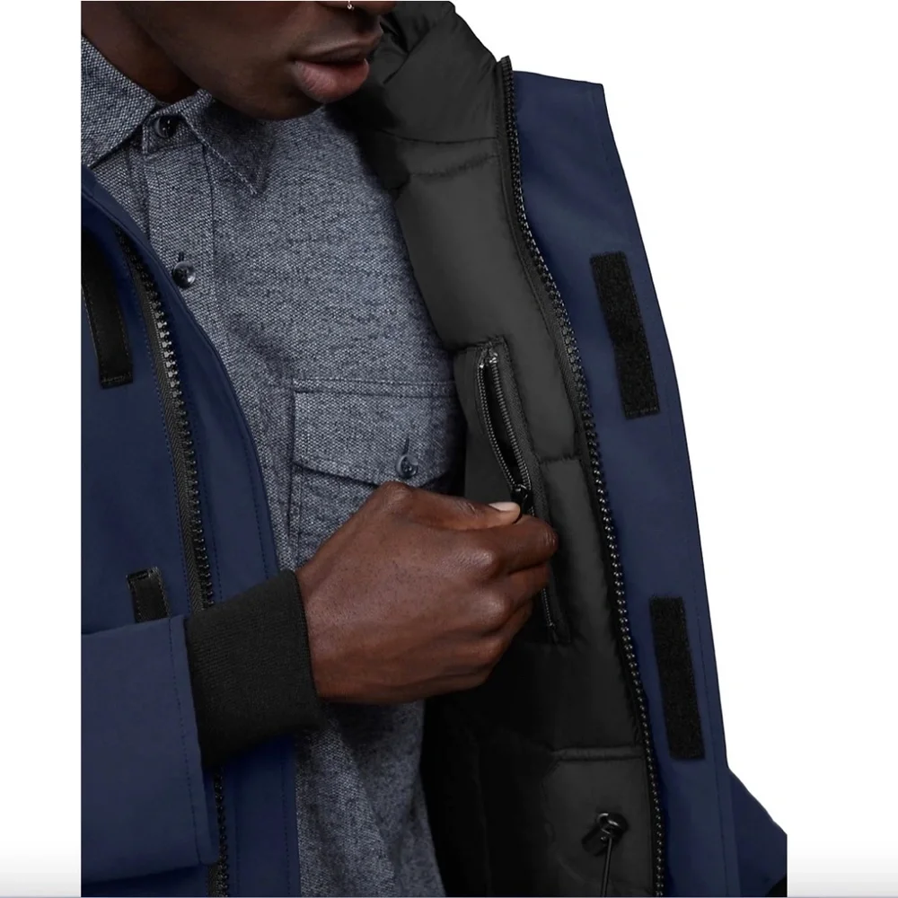 Langford Coyote Fur-Trim Down Parka from Canada Goose - Picture 6 of 15